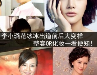 各路女星大变样 整容OR化妆一看便知