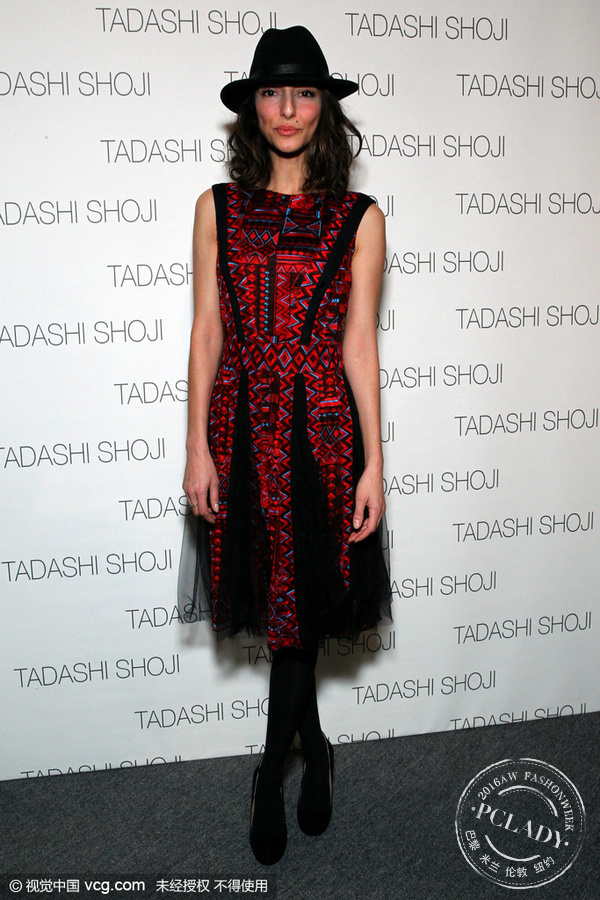 Tadashi Shoji;时装周;童瑶;Tada